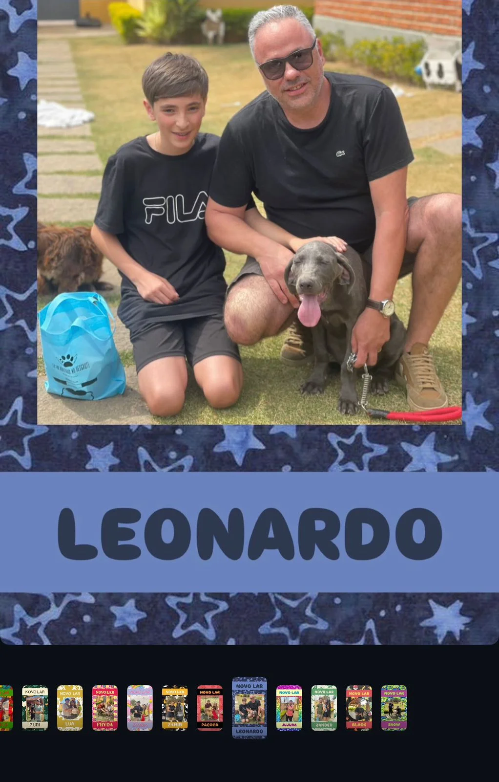 Depoimento de adoção